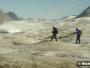 Trek sur un glacier au Groenland Est