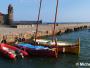 Port de Collioure avec des barques catalanes