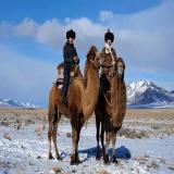 Désert de Gobi en Hiver
